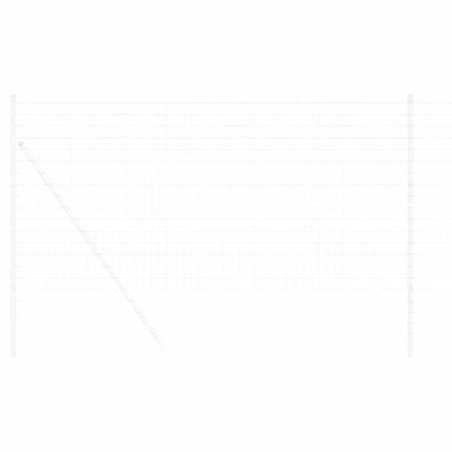 vidaXL Eurozaun 1 x 25 m PVC-beschichtetes Eisen