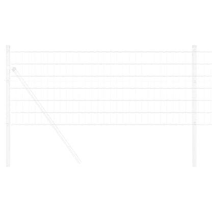 vidaXL Eurozaun 0,6 x 25 m PVC-beschichtetes Eisen