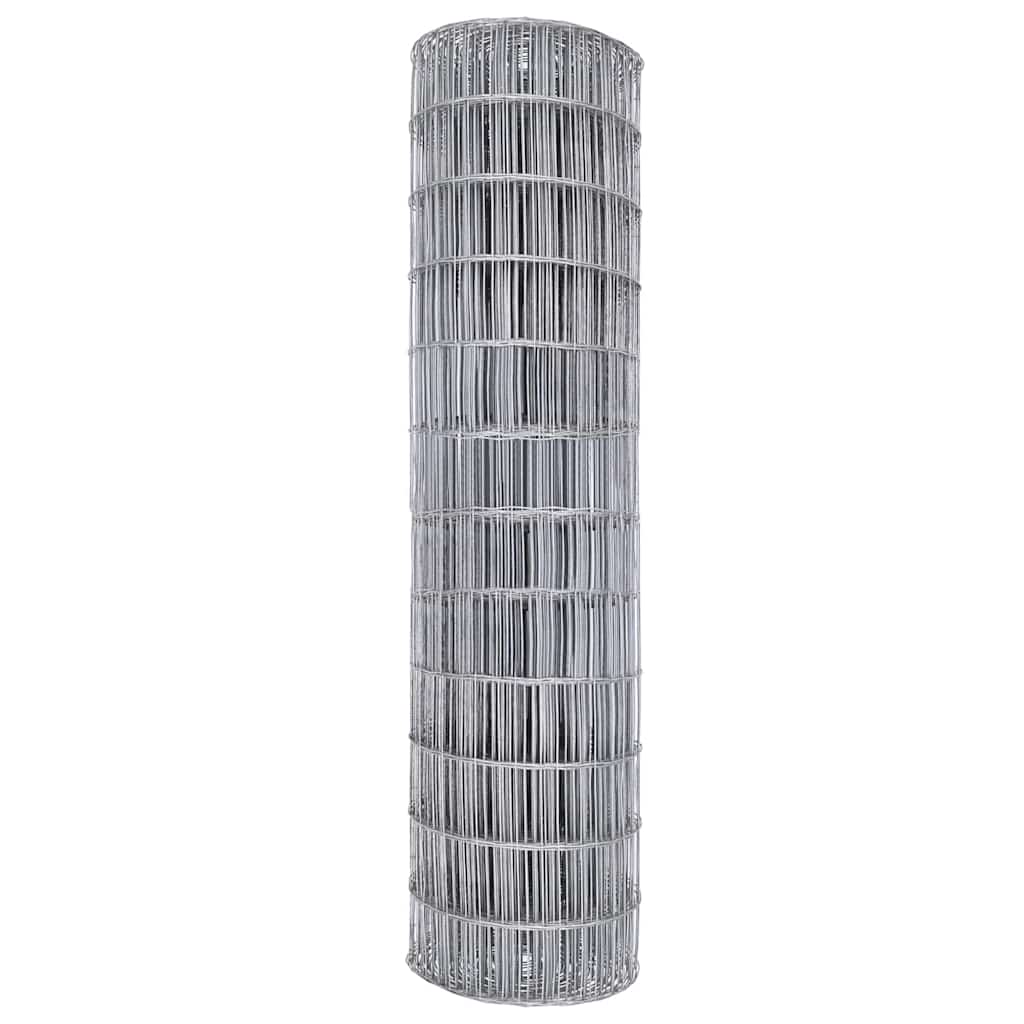 vidaXL Eurozaun 1,2 x 25 m PVC-beschichtetes Eisen