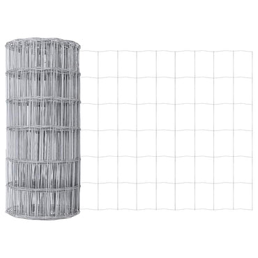 vidaXL Eurozaun 0,6 x 25 m PVC-beschichtetes Eisen