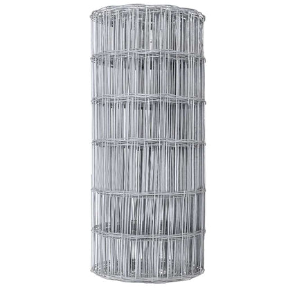 vidaXL Eurozaun 0,8 x 25 m PVC-beschichtetes Eisen