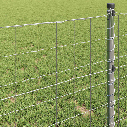 vidaXL Eurozaun 1 x 25 m PVC-beschichtetes Eisen