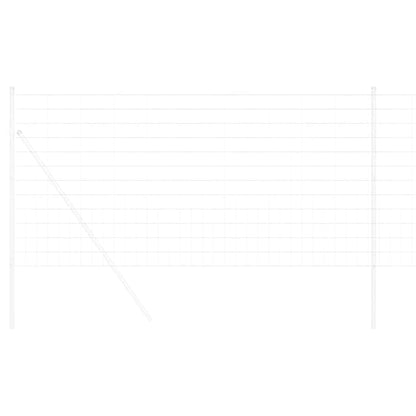 vidaXL Eurozaun 1 x 25 m PVC-beschichtetes Eisen