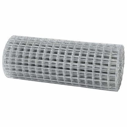 vidaXL Eurozaun 0,4 x 25 m PVC-beschichtetes Eisen