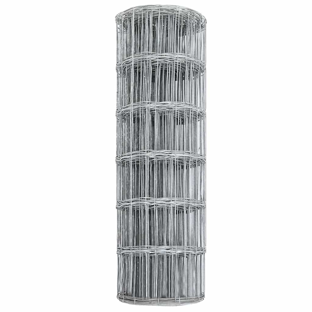 vidaXL Eurozaun 0,4 x 25 m PVC-beschichtetes Eisen