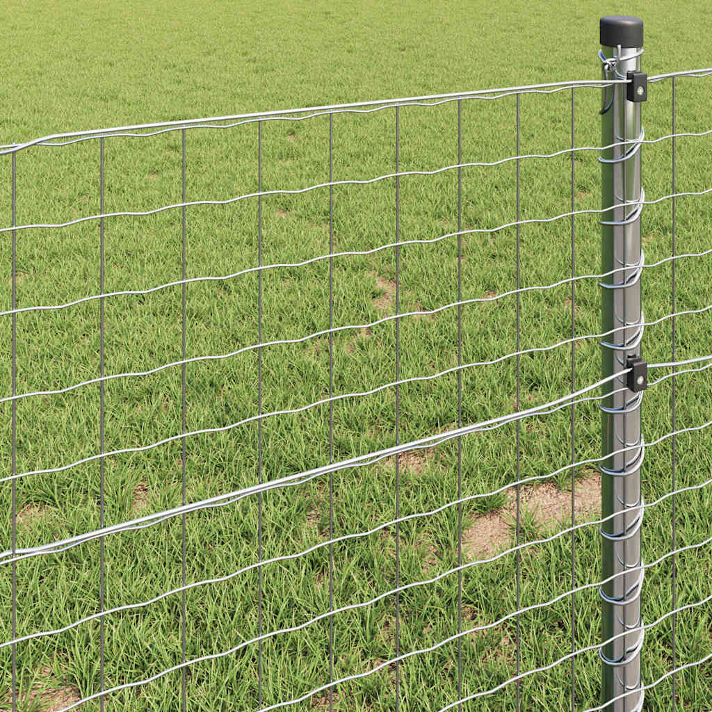 vidaXL Eurozaun 0,4 x 50 m PVC-beschichtetes Eisen