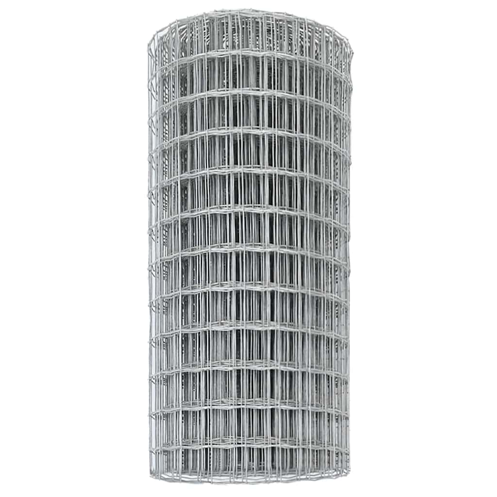 vidaXL Eurozaun 0,4 x 50 m PVC-beschichtetes Eisen