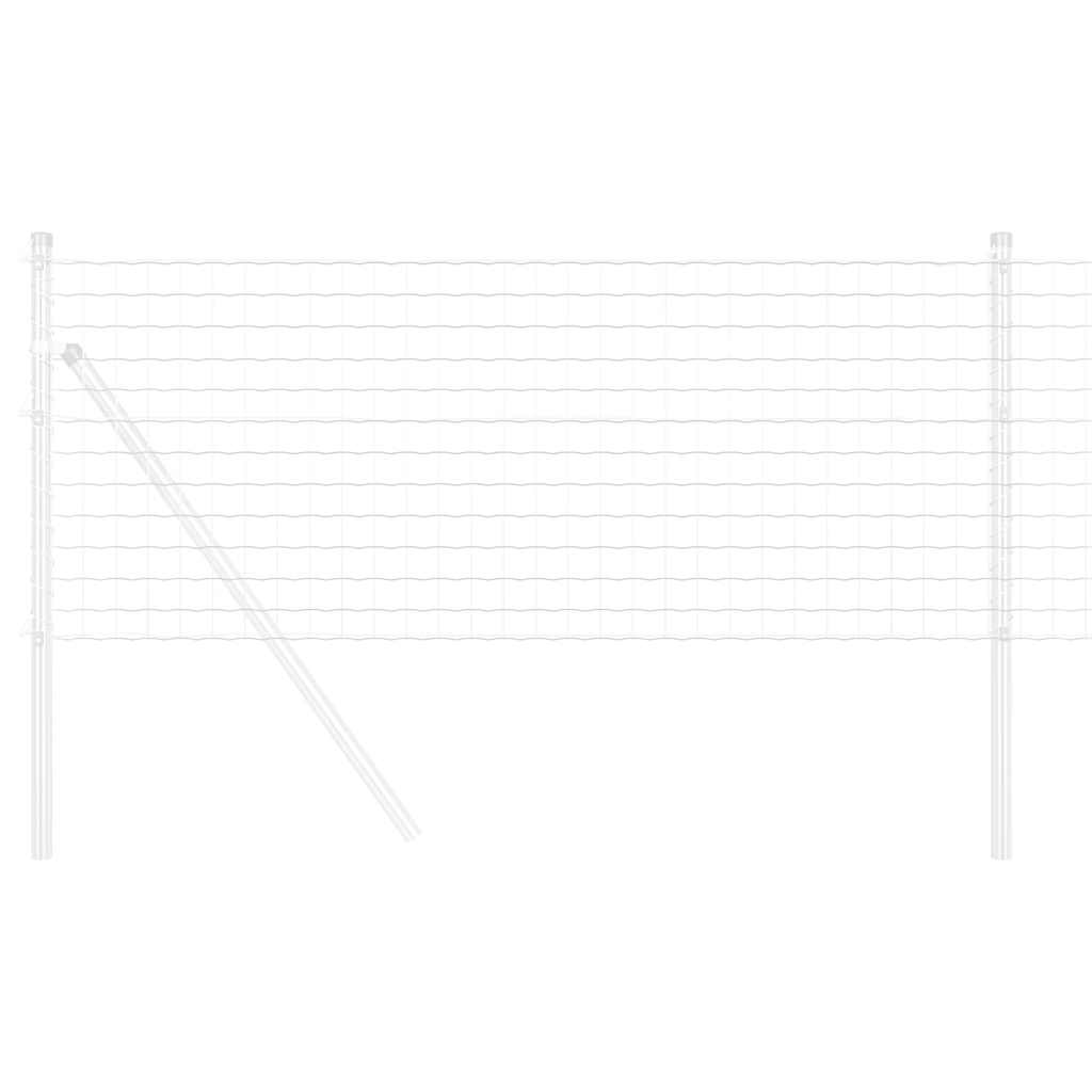vidaXL Eurozaun 0,4 x 50 m PVC-beschichtetes Eisen