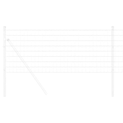 vidaXL Eurozaun 0,4 x 50 m PVC-beschichtetes Eisen