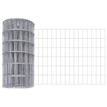 vidaXL Eurozaun 0,4 x 50 m PVC-beschichtetes Eisen