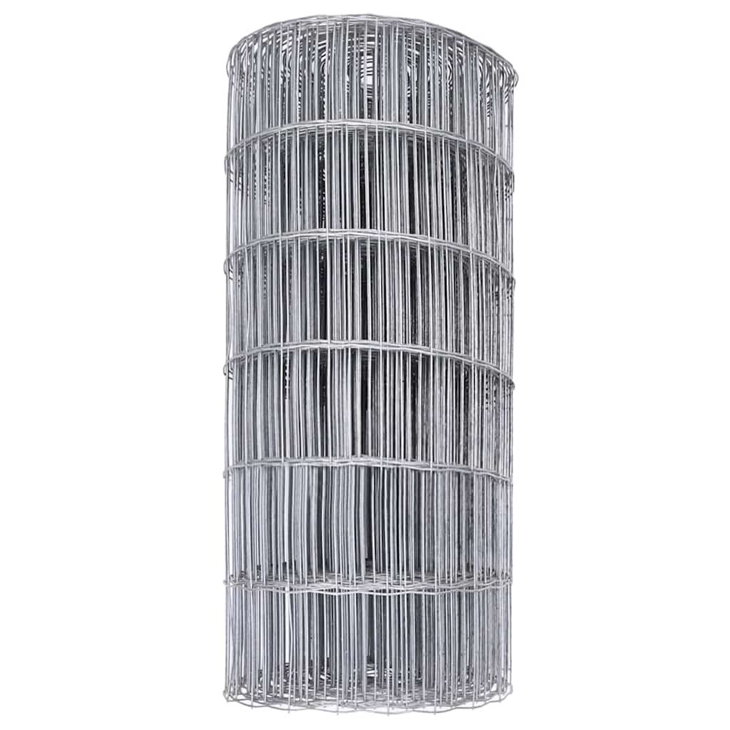 vidaXL Eurozaun 0,4 x 50 m PVC-beschichtetes Eisen