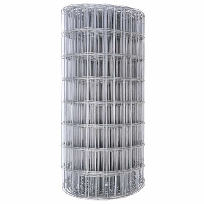 vidaXL Eurozaun 0,6 x 10 m PVC-beschichtetes Eisen