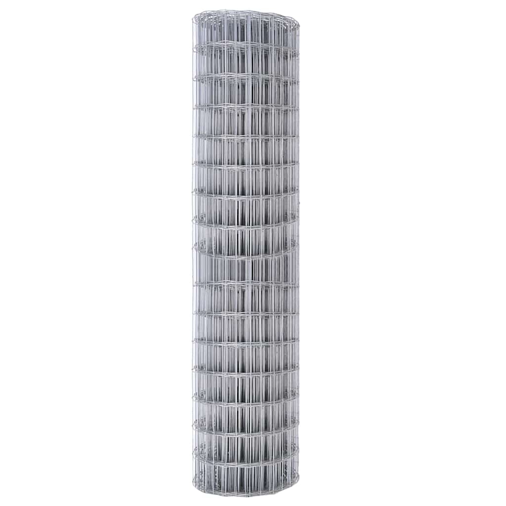 vidaXL Eurozaun 1 x 10 m PVC-beschichtetes Eisen