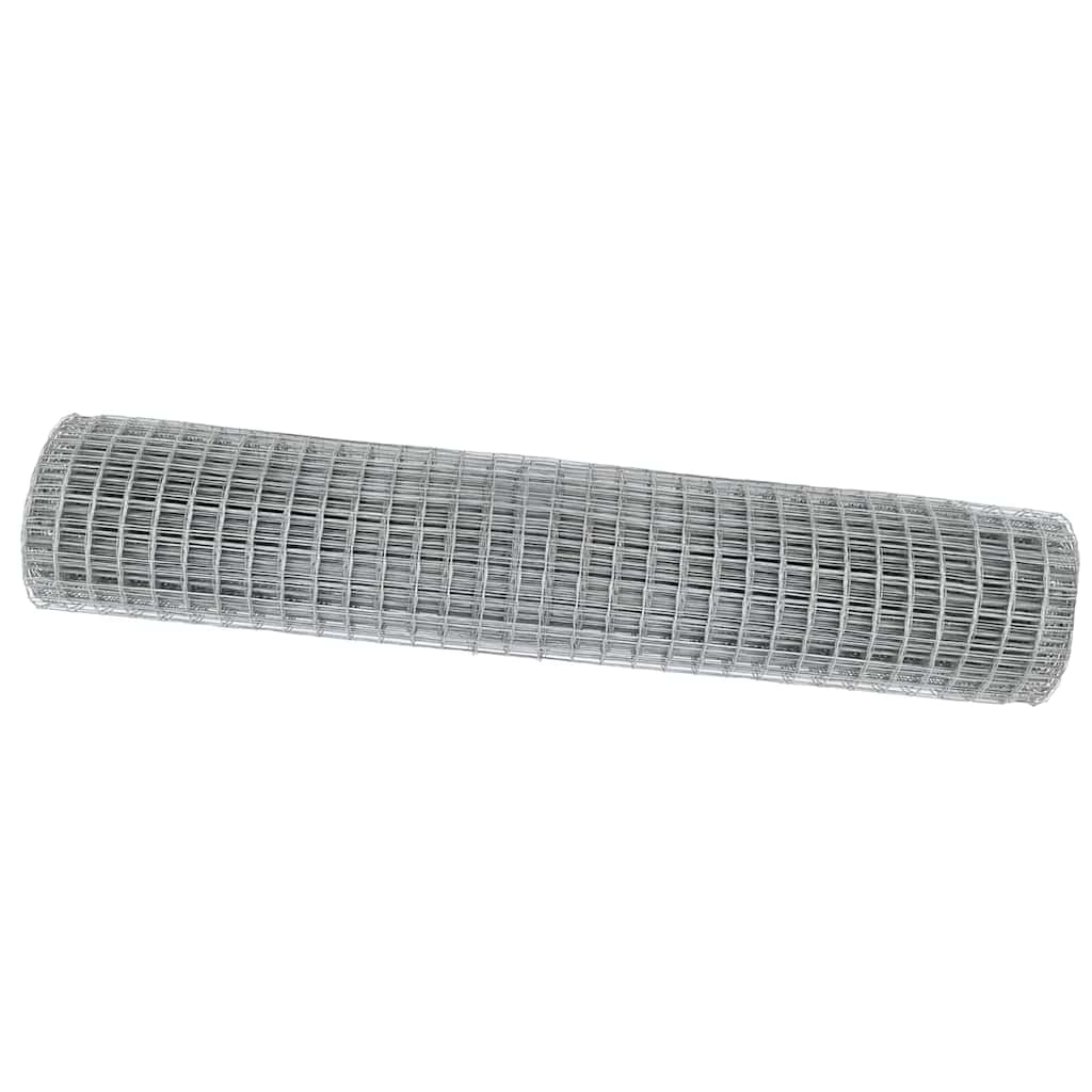 vidaXL Eurozaun 1,5 x 10 m PVC-beschichtetes Eisen