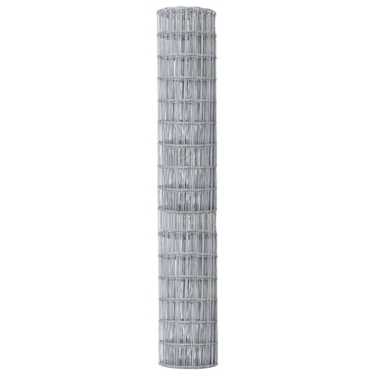 vidaXL Eurozaun 1,5 x 10 m PVC-beschichtetes Eisen