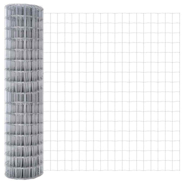 vidaXL Eurozaun 1 x 25 m PVC-beschichtetes Eisen