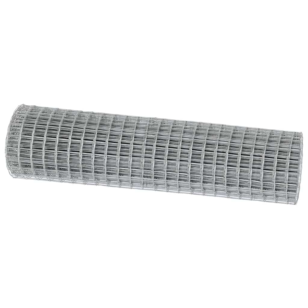 vidaXL Eurozaun 1 x 25 m PVC-beschichtetes Eisen