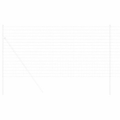 vidaXL Eurozaun 1 x 25 m PVC-beschichtetes Eisen
