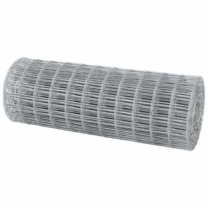 vidaXL Eurozaun 0,6 x 50 m PVC-beschichtetes Eisen