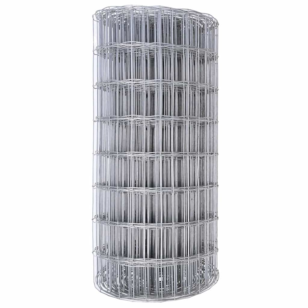 vidaXL Eurozaun 0,6 x 50 m PVC-beschichtetes Eisen
