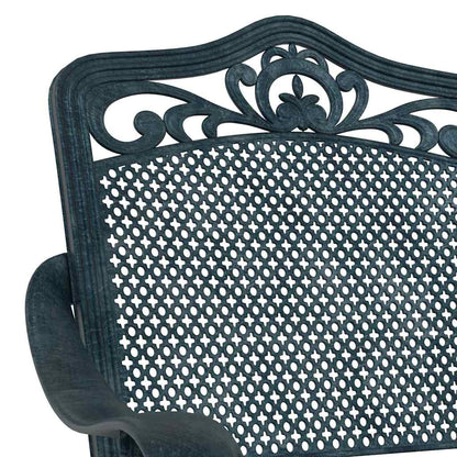 vidaXL Gartentisch Set 3 pcs Grün 80 x 80 x 75 cm Gussaluminium