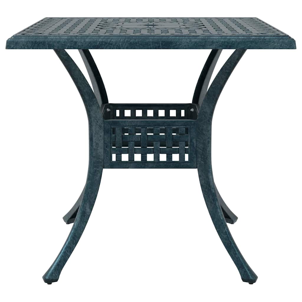 vidaXL Gartentisch Set 3 pcs Grün 80 x 80 x 75 cm Gussaluminium