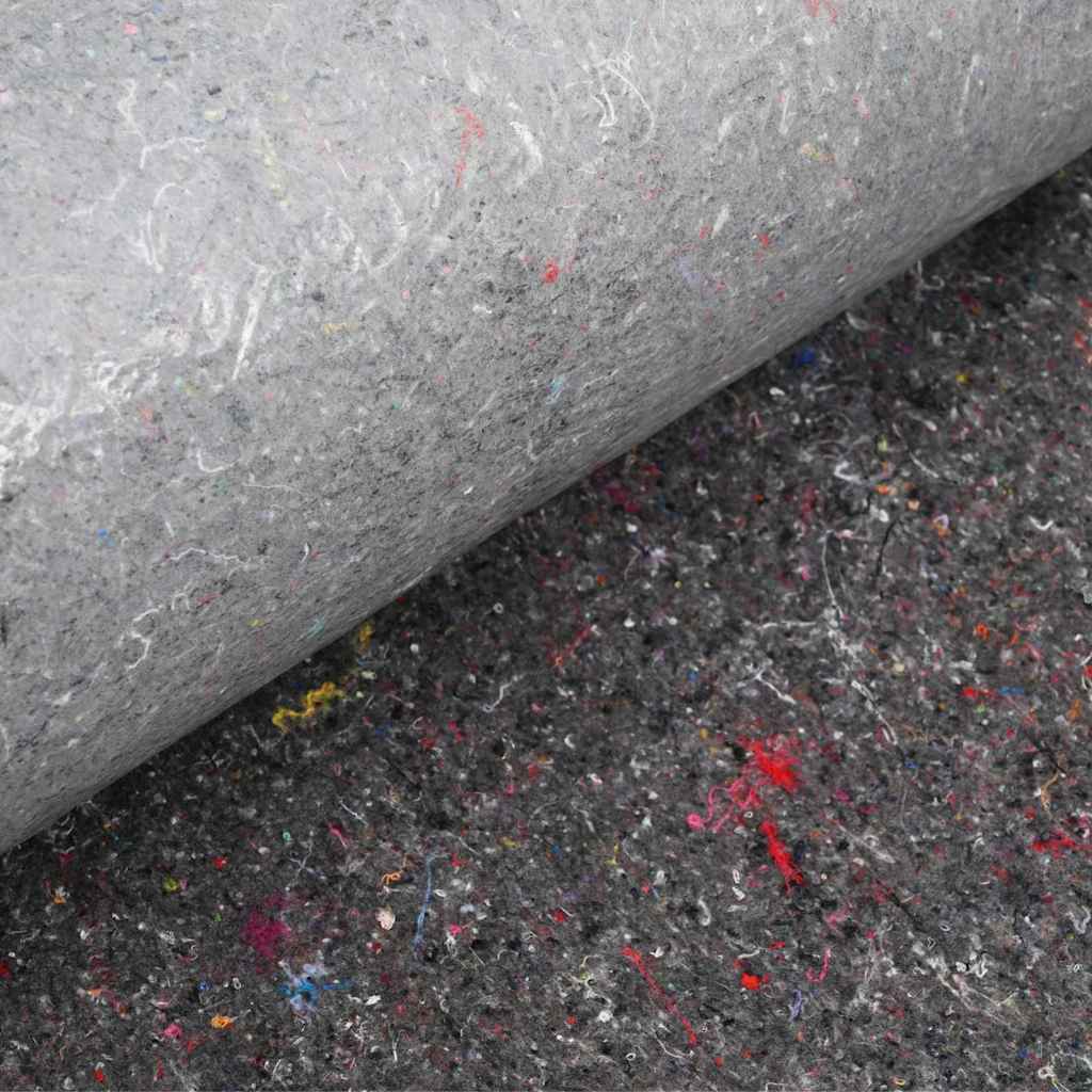 Teichvlies Grau 1 x 25 m Polyester und Baumwolle