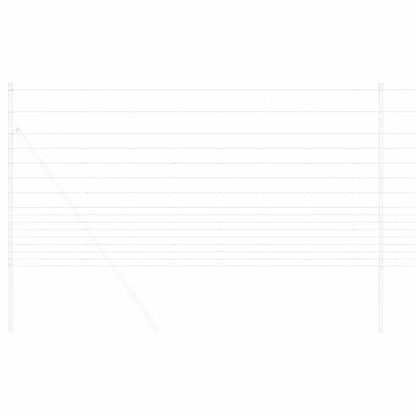 vidaXL Wildzaun Feuerverzinkt 1000 x 120 x 0,18 cm Eisen