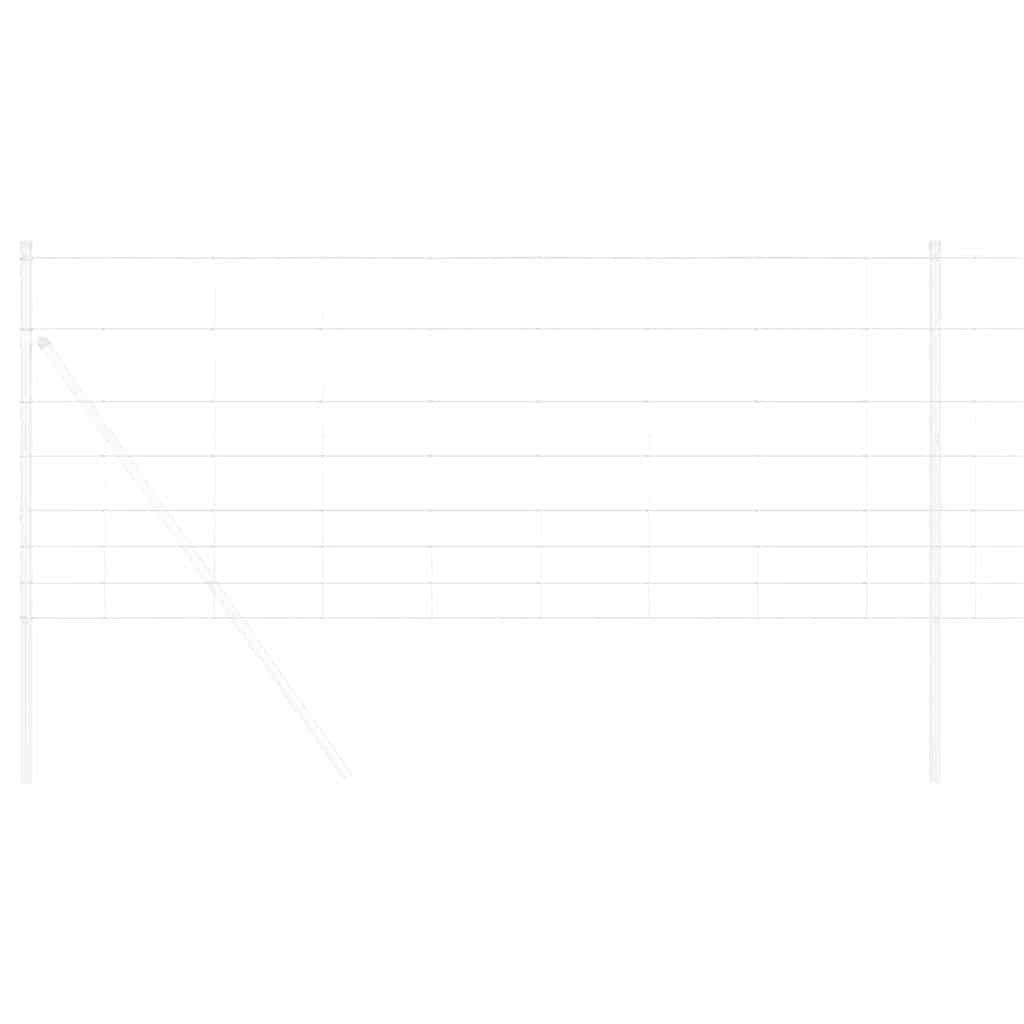 Feldzaun Silber 25 x 1 m Verzinkter Stahl