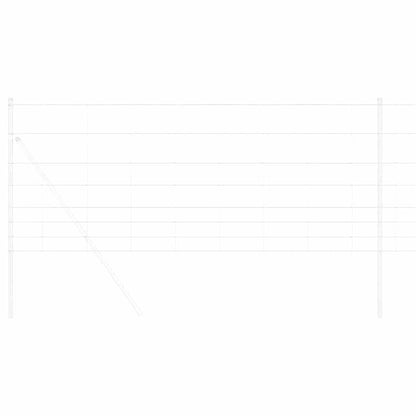 Feldzaun Silber 25 x 1 m Verzinkter Stahl