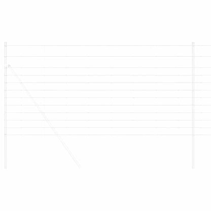 Feldzaun Silber 25 x 1,2 m Verzinkter Stahl