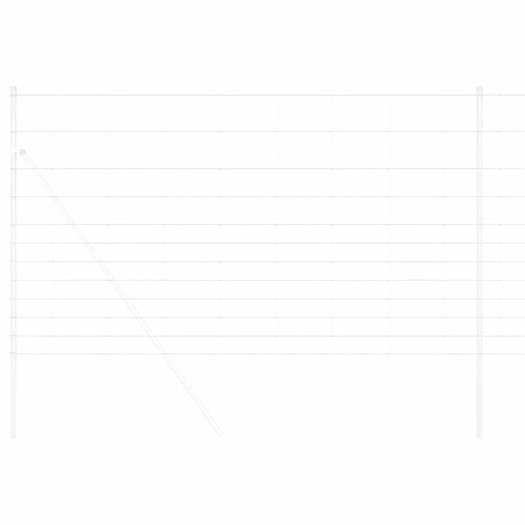 Feldzaun Silber 25 x 1,4 m Verzinkter Stahl