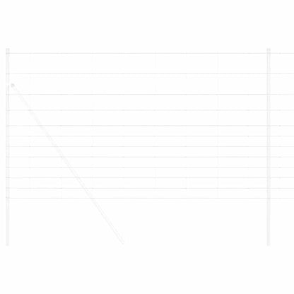 Feldzaun Silber 25 x 1,4 m Verzinkter Stahl