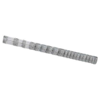 vidaXL Feldzaun Silber 25 x 1,6 m Verzinkter Stahl