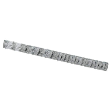 vidaXL Feldzaun Silber 25 x 1,6 m Verzinkter Stahl
