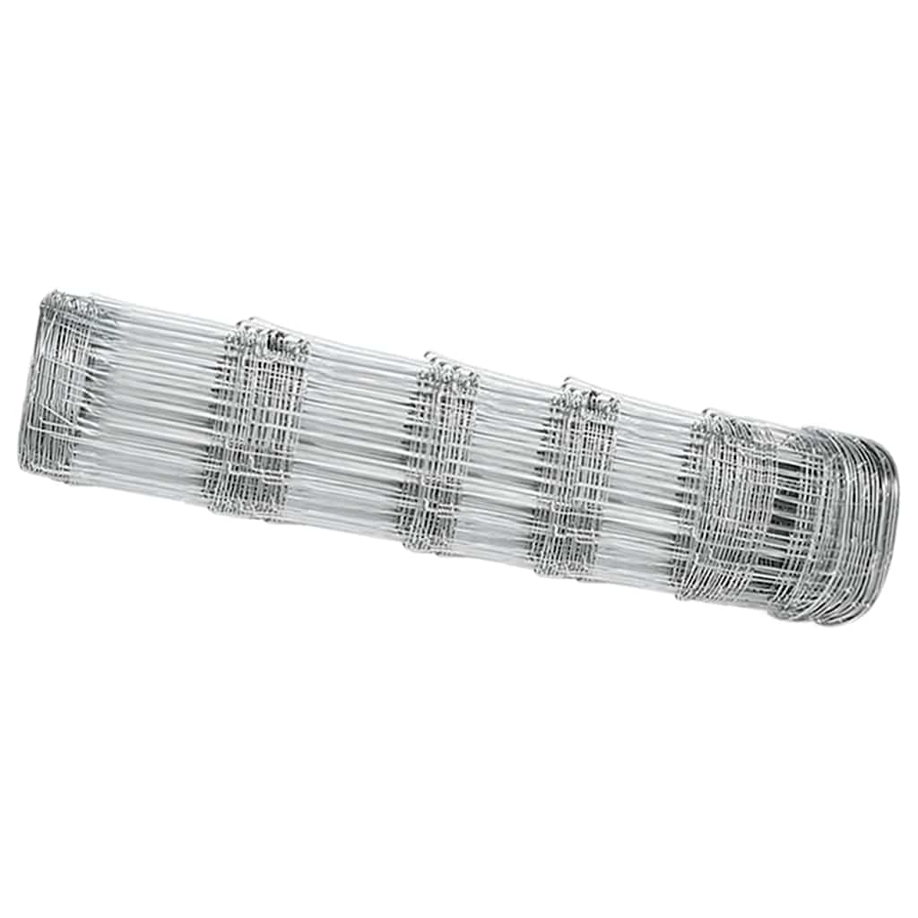 Feldzaun Silber 50 x 0,8 m Verzinkter Stahl