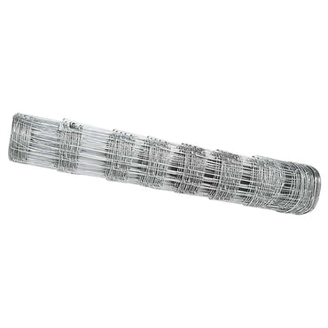vidaXL Feldzaun Silber 50 x 0,8 m Verzinkter Stahl