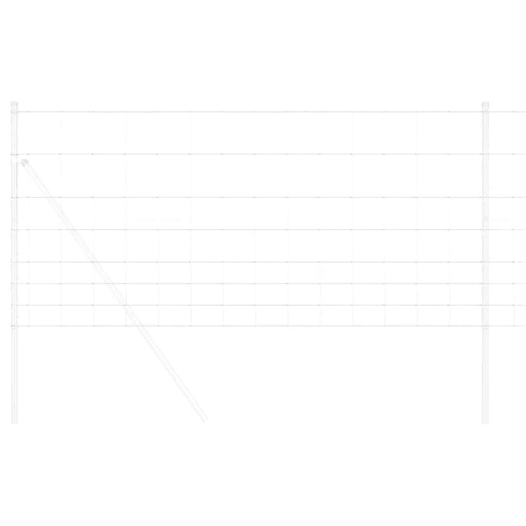 Feldzaun Silber 50 x 1 m Verzinkter Stahl