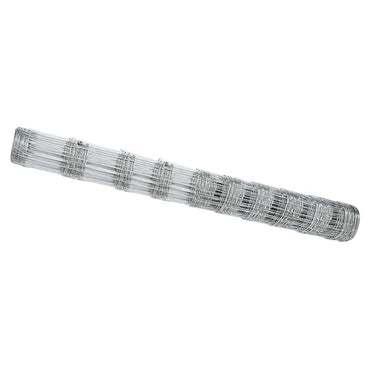vidaXL Feldzaun Silber 50 x 1,2 m Verzinkter Stahl