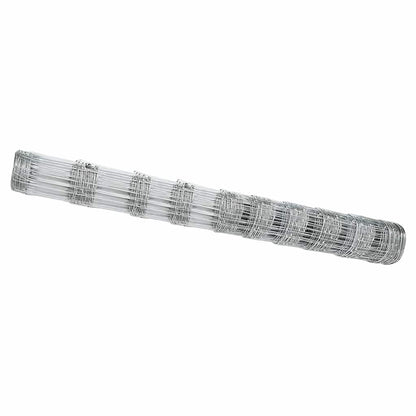 vidaXL Feldzaun Silber 50 x 1,2 m Verzinkter Stahl