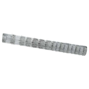 vidaXL Feldzaun Silber 50 x 1,2 m Verzinkter Stahl