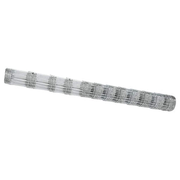 vidaXL Feldzaun Silber 50 x 1,4 m Verzinkter Stahl