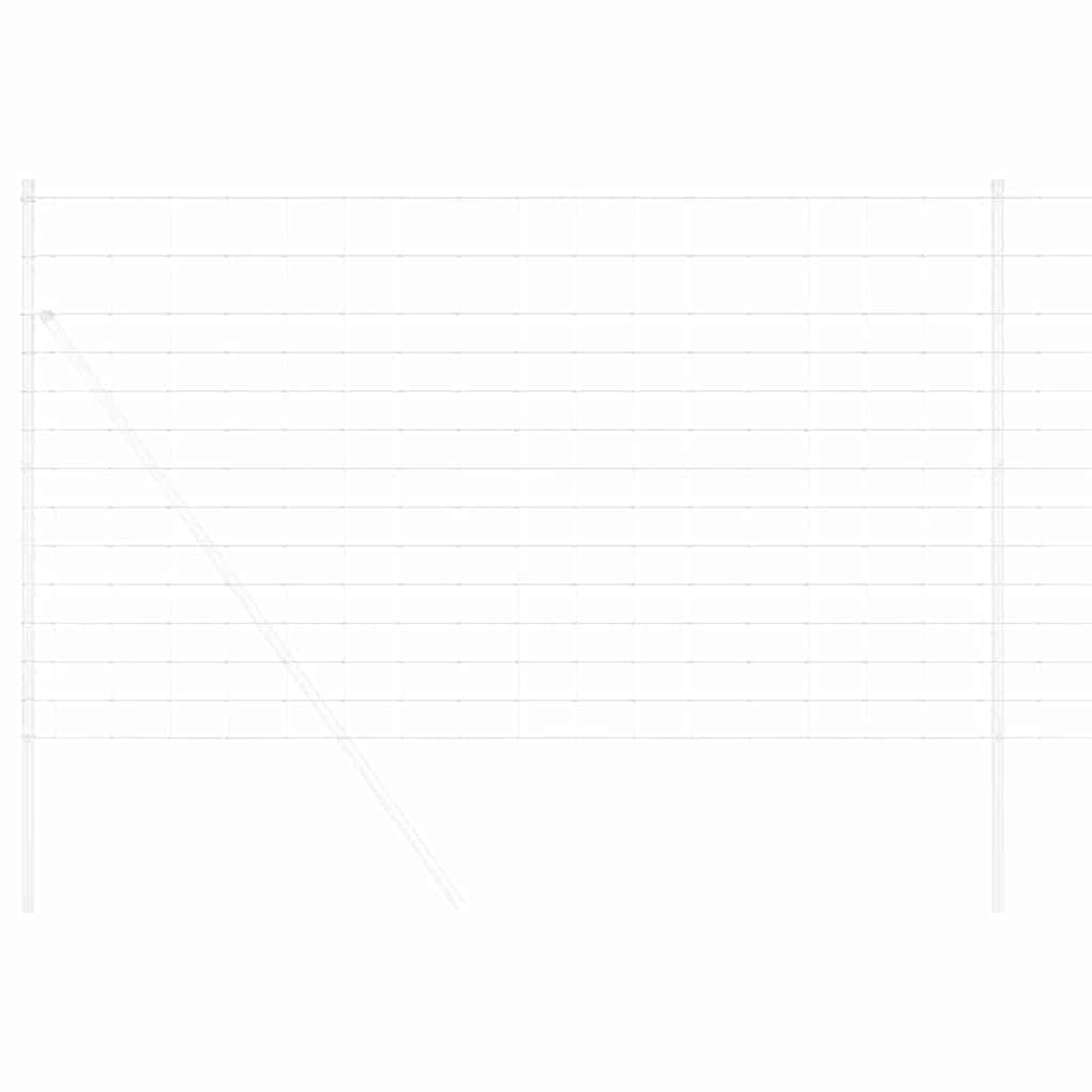 Feldzaun Silber 50 x 1,4 m Verzinkter Stahl