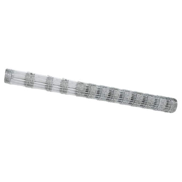 vidaXL Feldzaun Silber 50 x 1,5 m Verzinkter Stahl