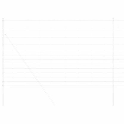 Feldzaun Silber 50 x 1,5 m Verzinkter Stahl