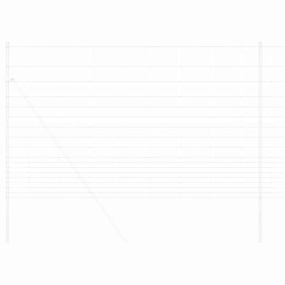 vidaXL Feldzaun Silber 50 x 1,5 m Verzinkter Stahl