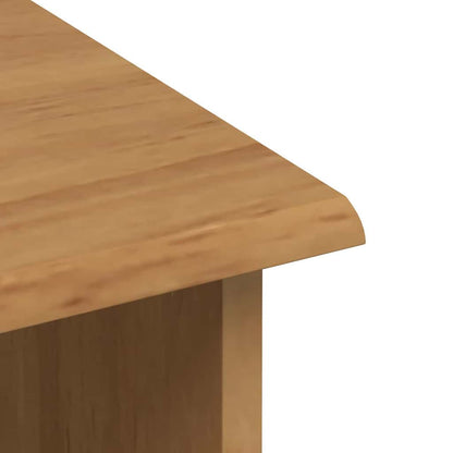 Hutch ASKIM 91 x 30 x 104 cm Massives Kiefernholz