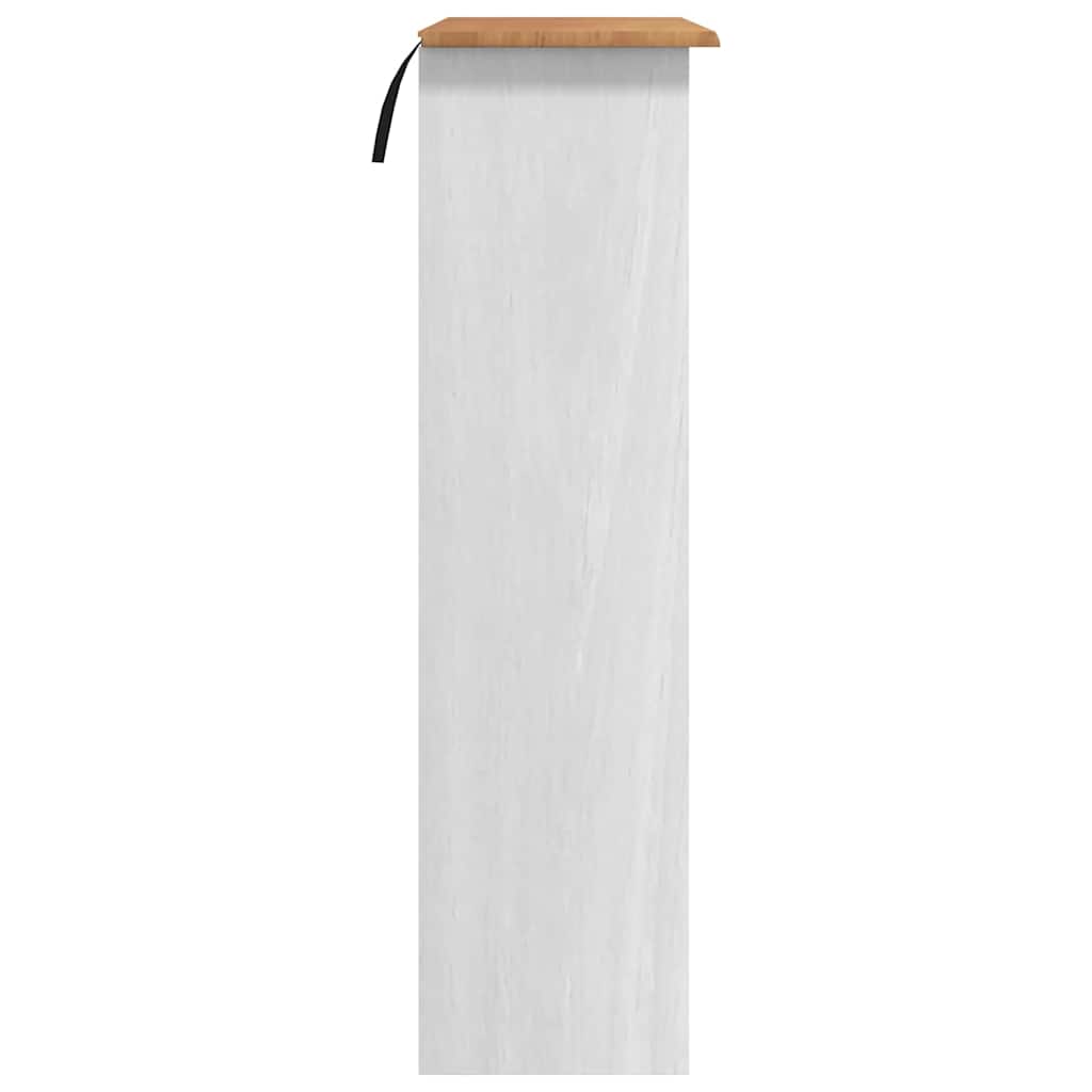 Hutch ASKIM 91 x 30 x 104 cm Massives Kiefernholz