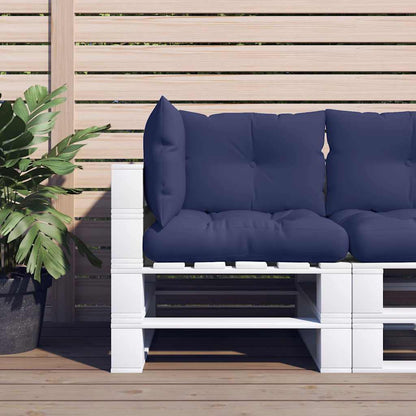 vidaXL Coussins de palette 3 pcs Bleu marine Tissu Oxford