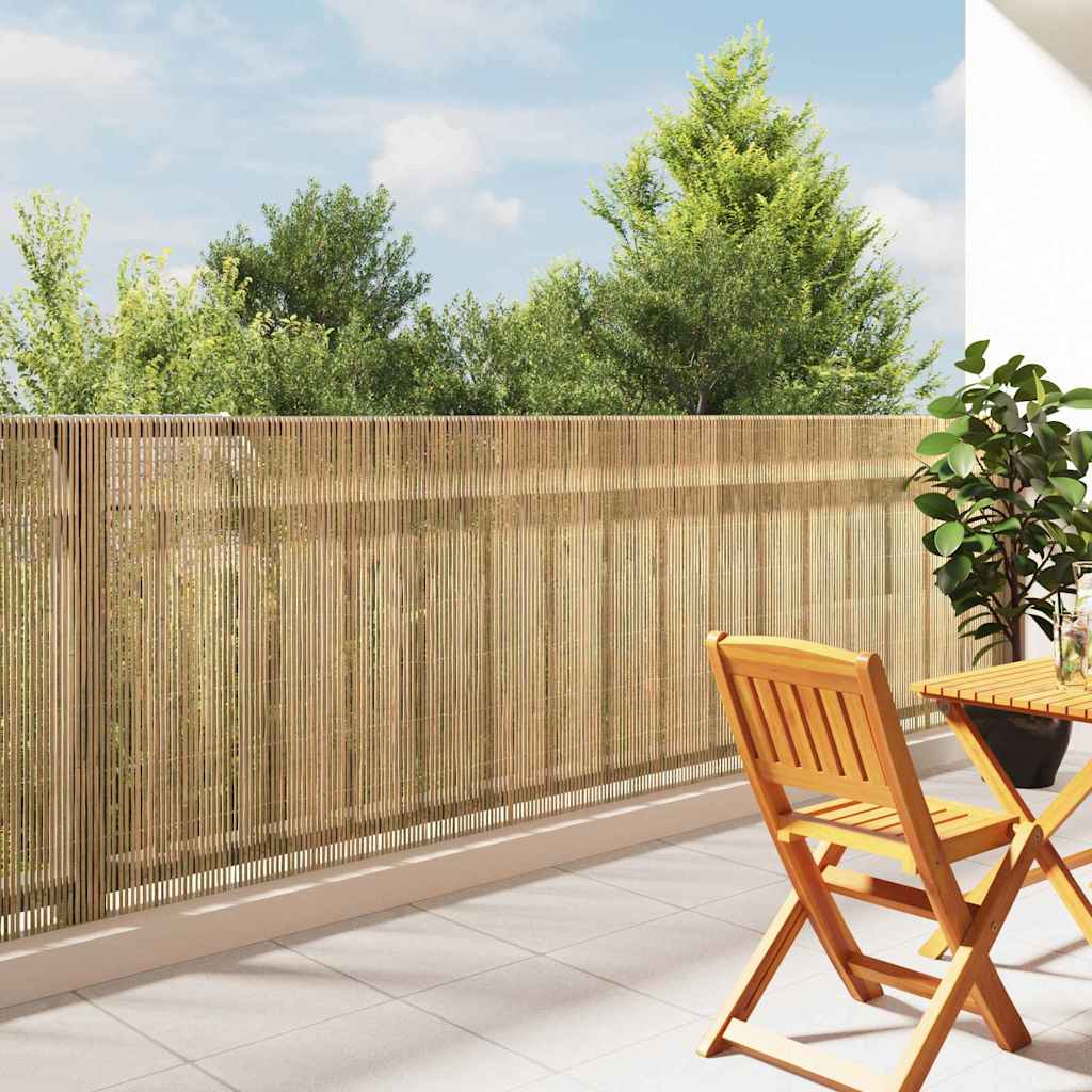 vidaXL Bambuszaun Braun 600 x 125 cm Bambus